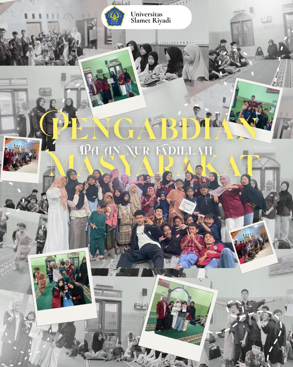 Pengabdian Masyarakat Mahasiswa Program Studi Pendidikan Bahasa Inggris Angkatan 2025 di TPA An-Nur Fadillah