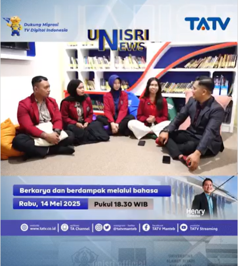 UNISRINEWS TATV "Berkarya dan Berdampak Melalui Bahasa" Mengenal Program Studi Pendidikan Bahasa Inggris Lebih Dekat